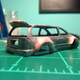 Illustration for article titled Wurfensteins Custom Widebody, Rear Engine, Race Prepd Dodge Caravan